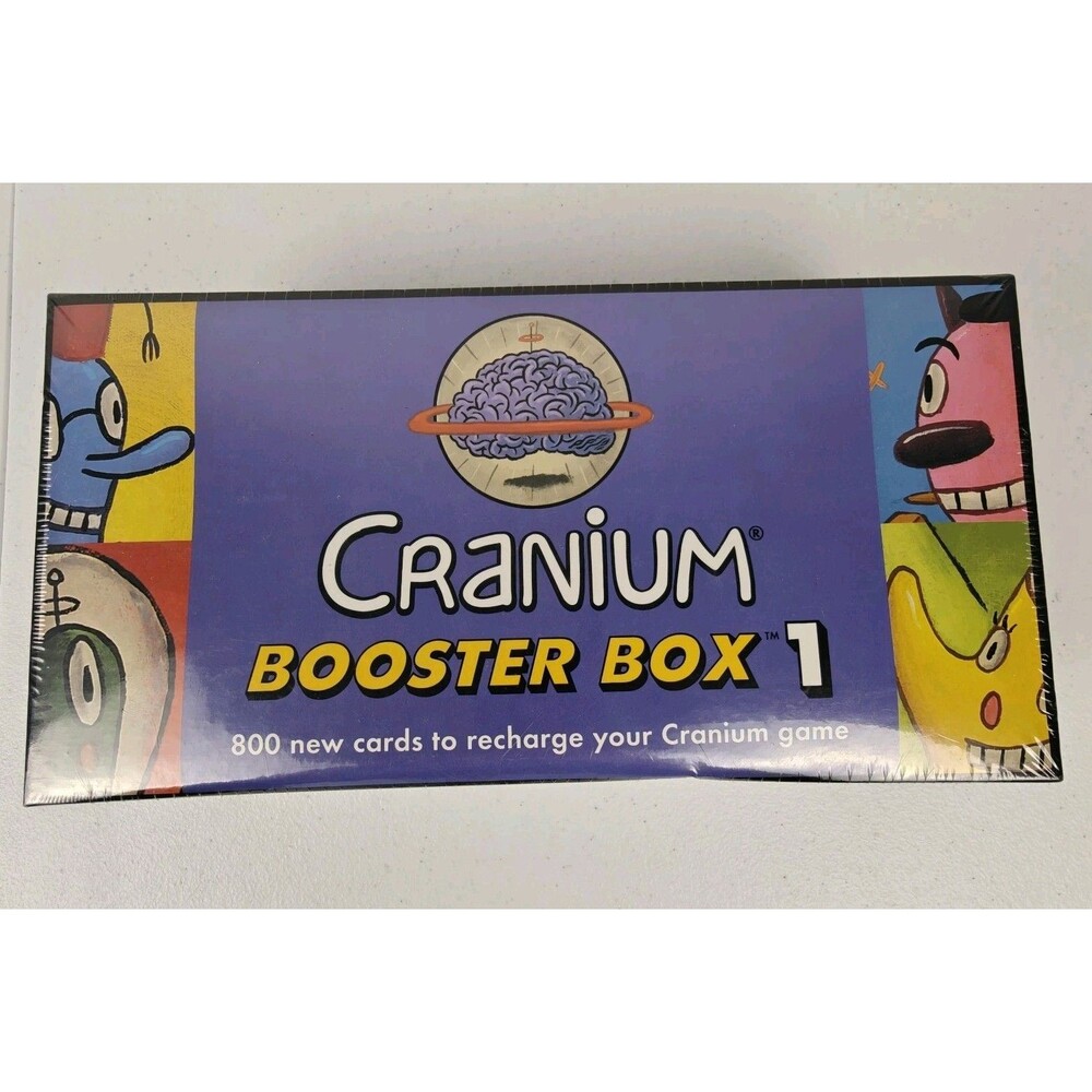 Cranium Cards Booster Box 1 - Factory Sealed - 800 New Cards Y2K